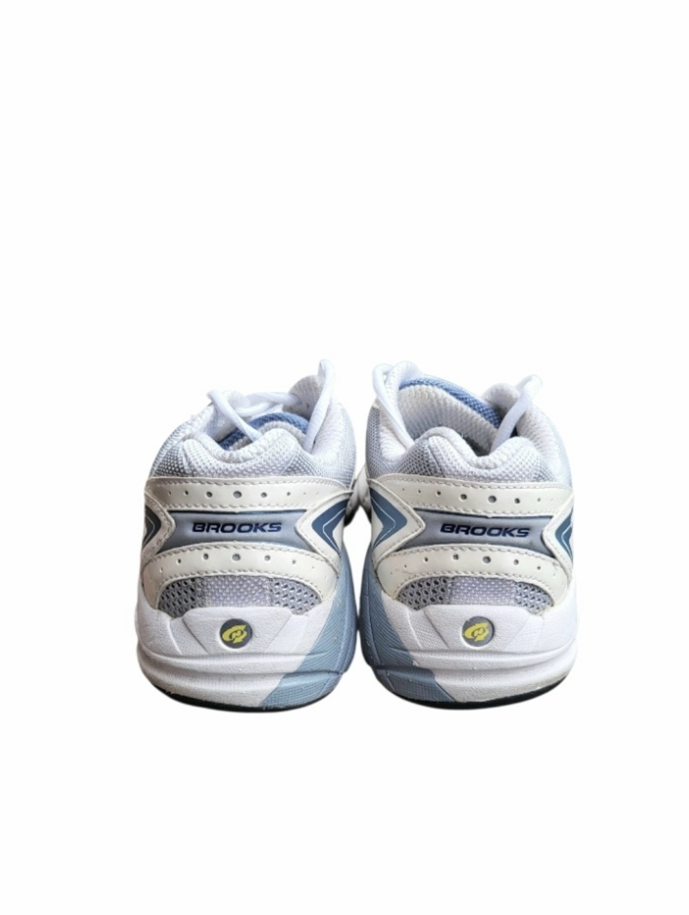 Brooks Addiction 9 Athletic Run Walk Tennis Shoe Sneaker White Blue Women 9.5 - Picture 4 of 9
